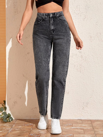 Women High-Rise Mom Jeans